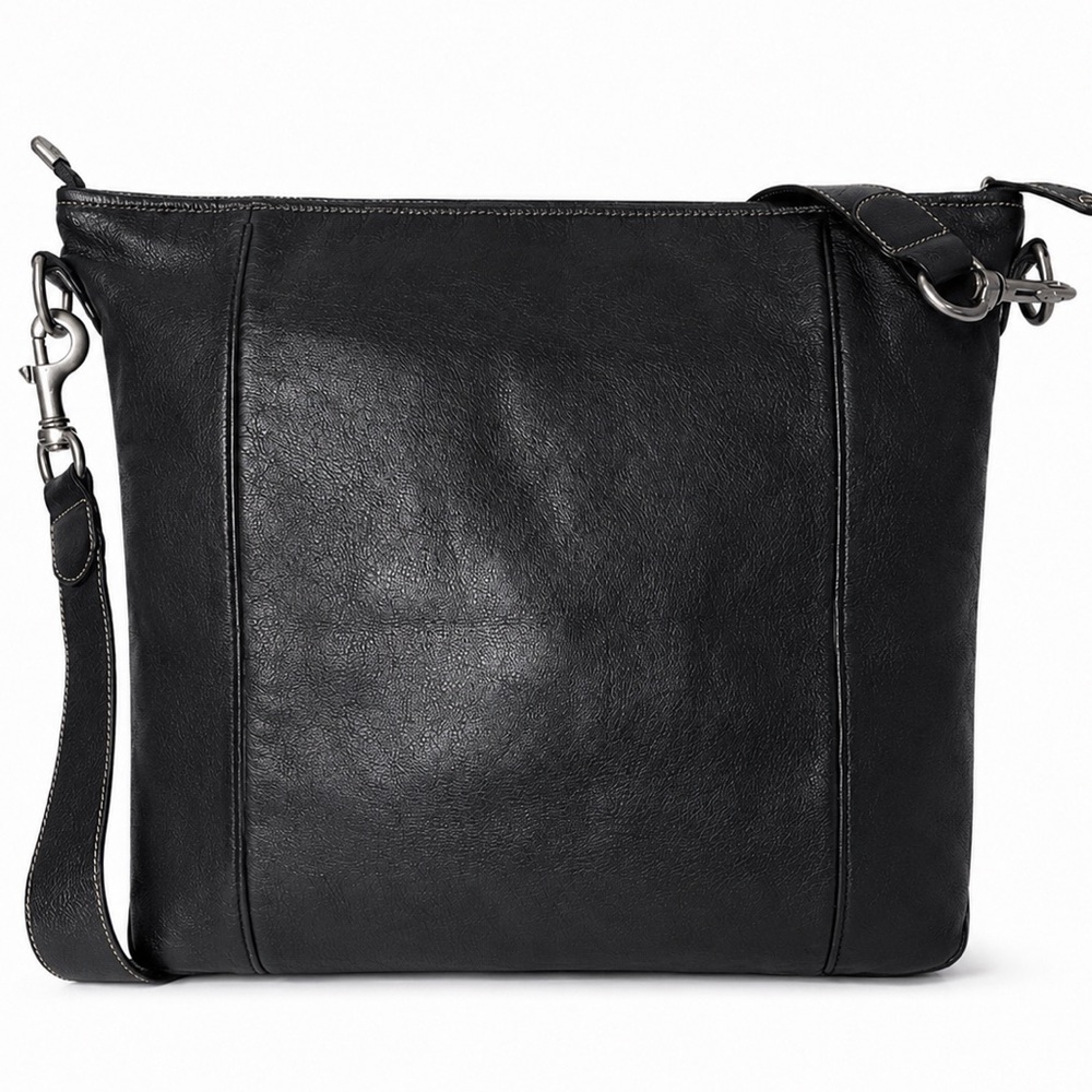 GUCCI Hysteria Black Leather Oversized Gucci Supreme Messenger Bag - Picture 9 of 17